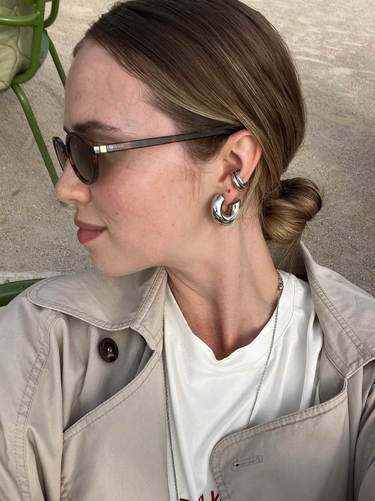 Сережки "Трубка"