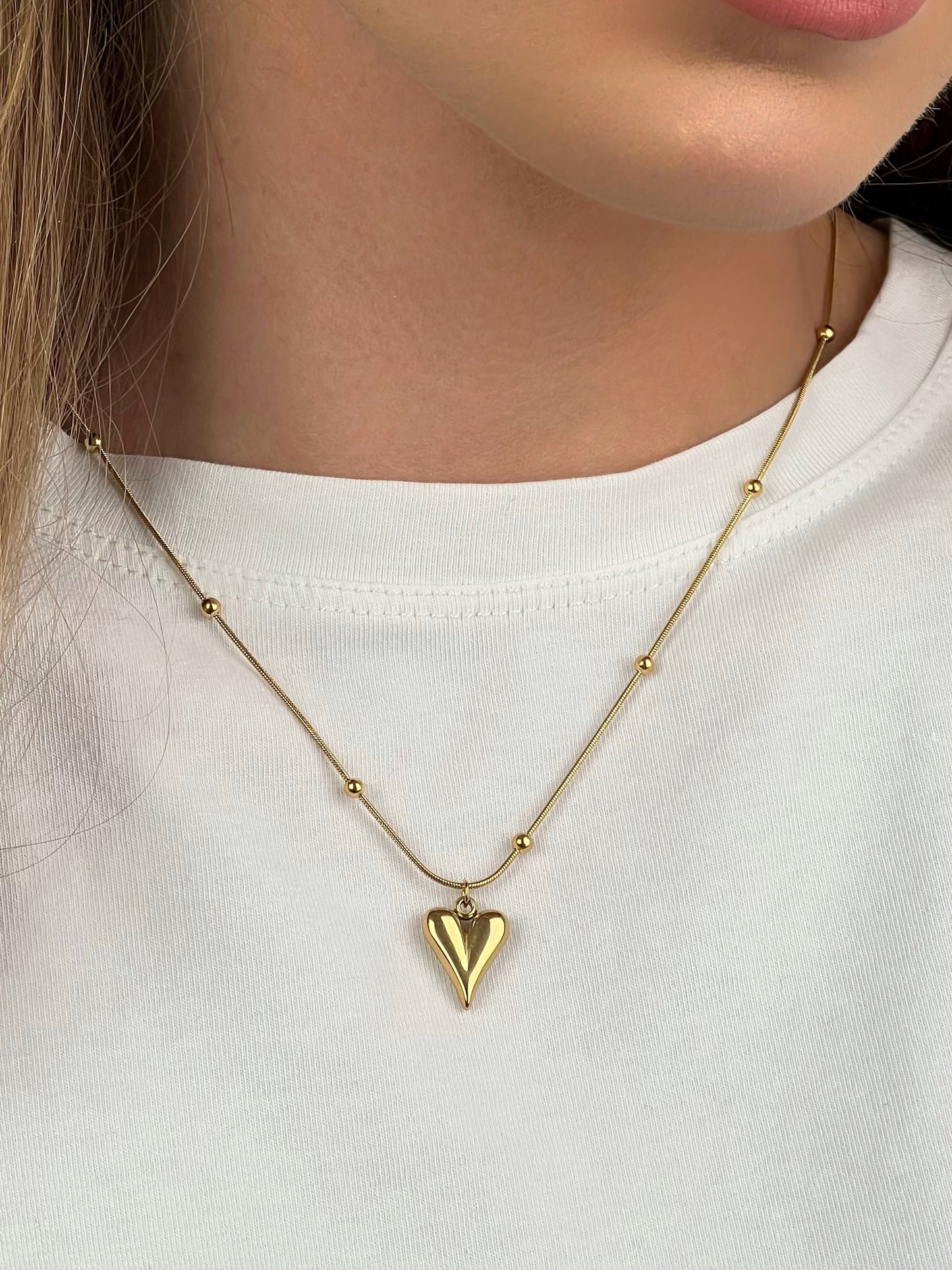 Підвіс Heart золотий