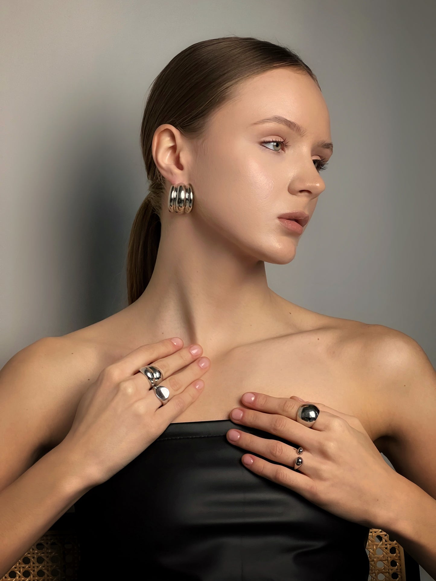 Сережки "Triple"